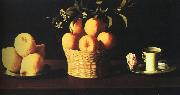 Francisco de Zurbaran Still Life with Oranges and Lemons painting